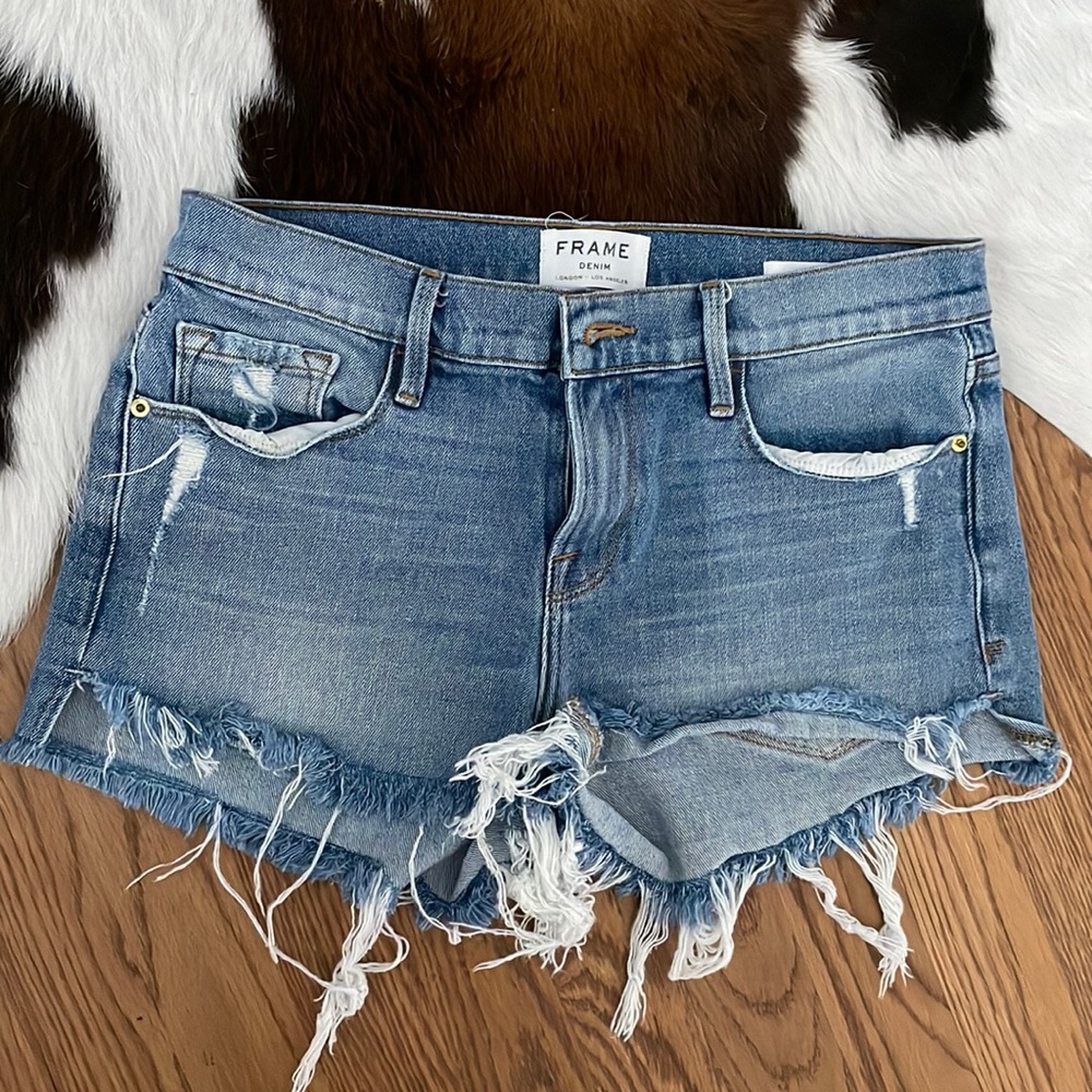 Frame Denim Le Cutoff EUC
